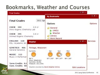 2012 Jasig Sakai Conference   45
 