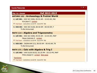 2012 Jasig Sakai Conference   48
 