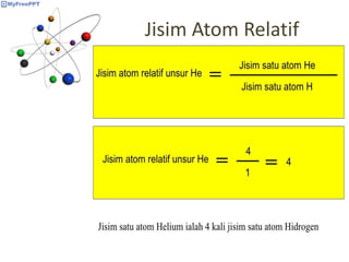Jisim Atom Relatif
 