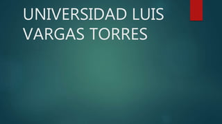 UNIVERSIDAD LUIS
VARGAS TORRES
 