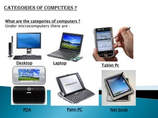 COMPUTER SOFTWARE?What is a software ?Consists of a series of instructions that tells the computer what to doAlso called a program
