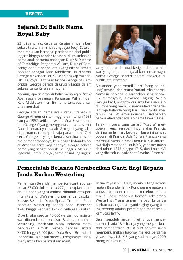 Jasmerah #02 agustus september 2013