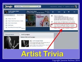 Artist Trivia

 