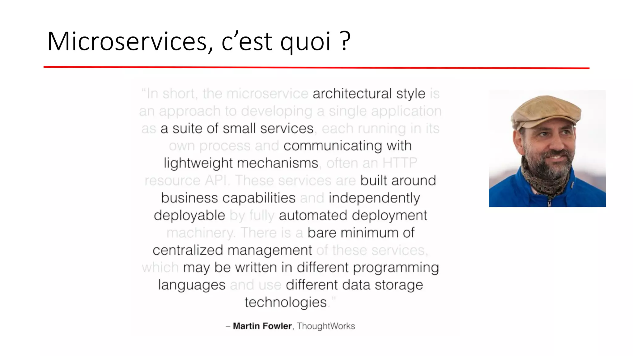 Microservices, c’est quoi ?