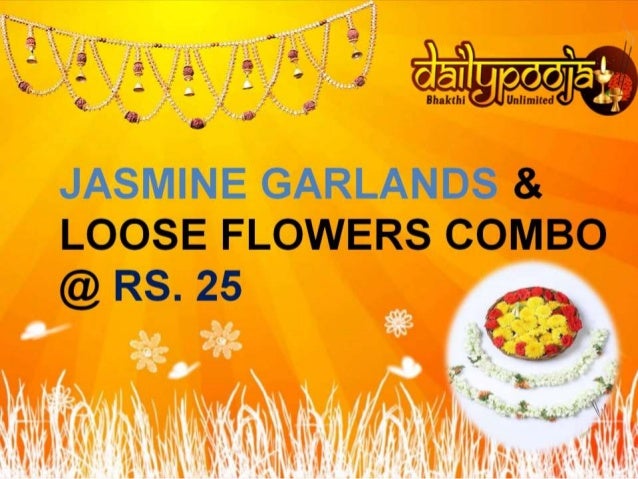 Pooja Flowers Online - JASMINE GARLANDS & LOOSE FLOWERS ...