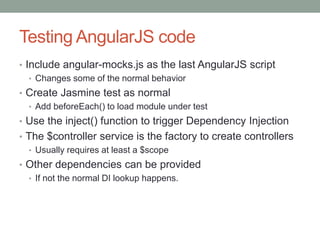 Unit testing JavaScript: Jasmine & karma intro | PPT