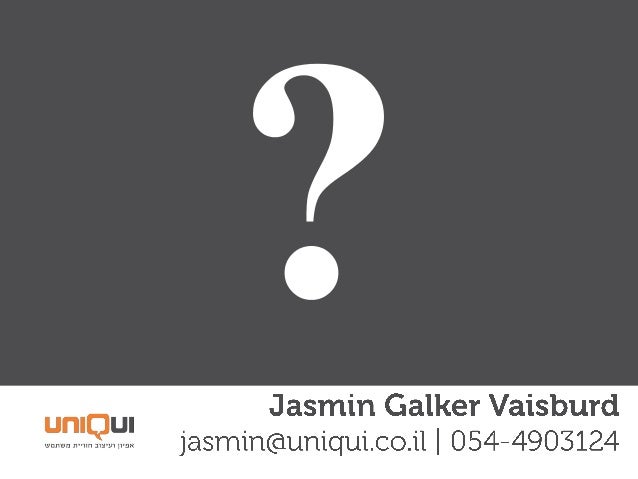 Jasmin G. Vaisburd - What is the question? Why doesn't your team know how to ask questions?
