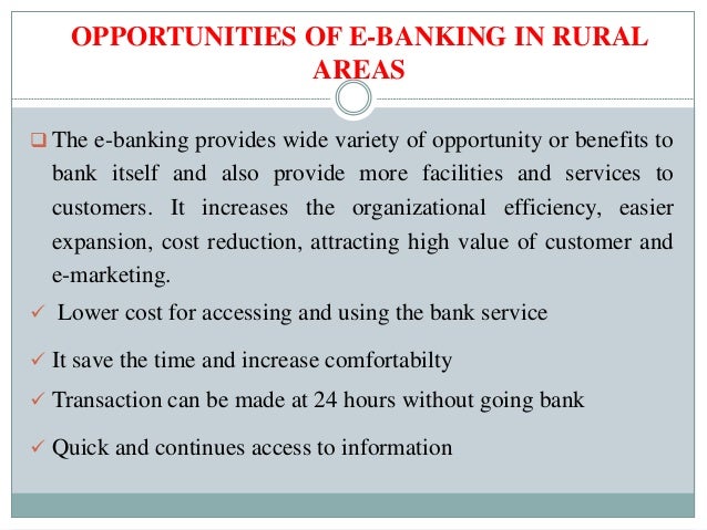 payment bill rural of risk opportunities and banking e payment bill rural of risk opportunities and banking e