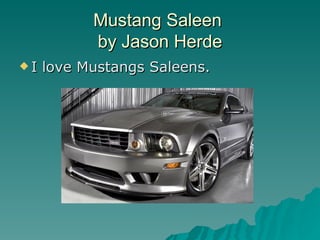 Mustang Saleen  by Jason Herde ,[object Object]