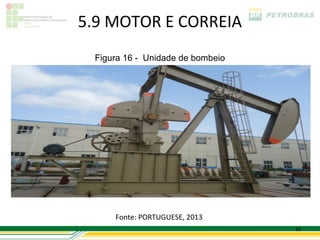5.9 MOTOR E CORREIA
 Figura 16 - Unidade de bombeio




     Fonte: PORTUGUESE, 2013
                                  25
 