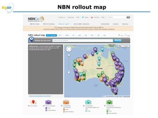 NBN rollout map
 