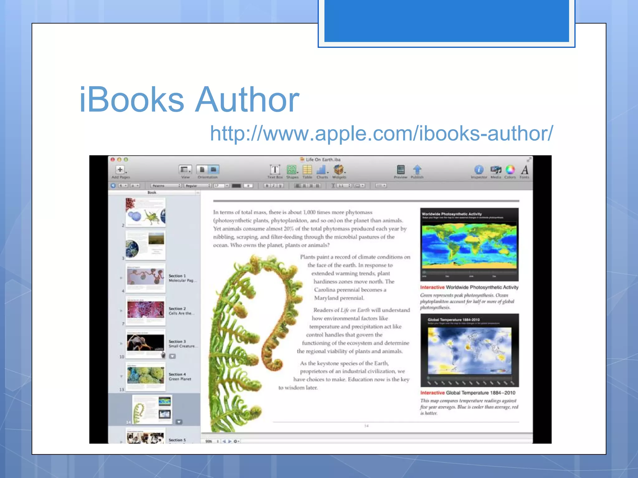 iBooks Author
http://www.apple.com/ibooks-author/

 