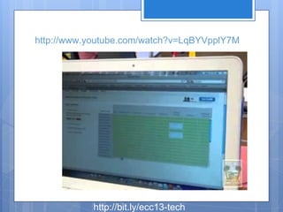 http://www.youtube.com/watch?v=LqBYVpplY7M

http://bit.ly/ecc13-tech

 