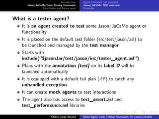 Jason code testing framework | PPT