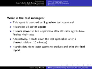 Jason code testing framework | PPT