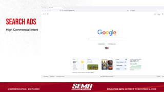 Search ads
High Commercial Intent
 