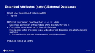 Querying Massive Filesystems Quickly and Securely with GUFI by Jason ...