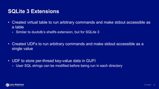 Querying Massive Filesystems Quickly and Securely with GUFI by Jason ...