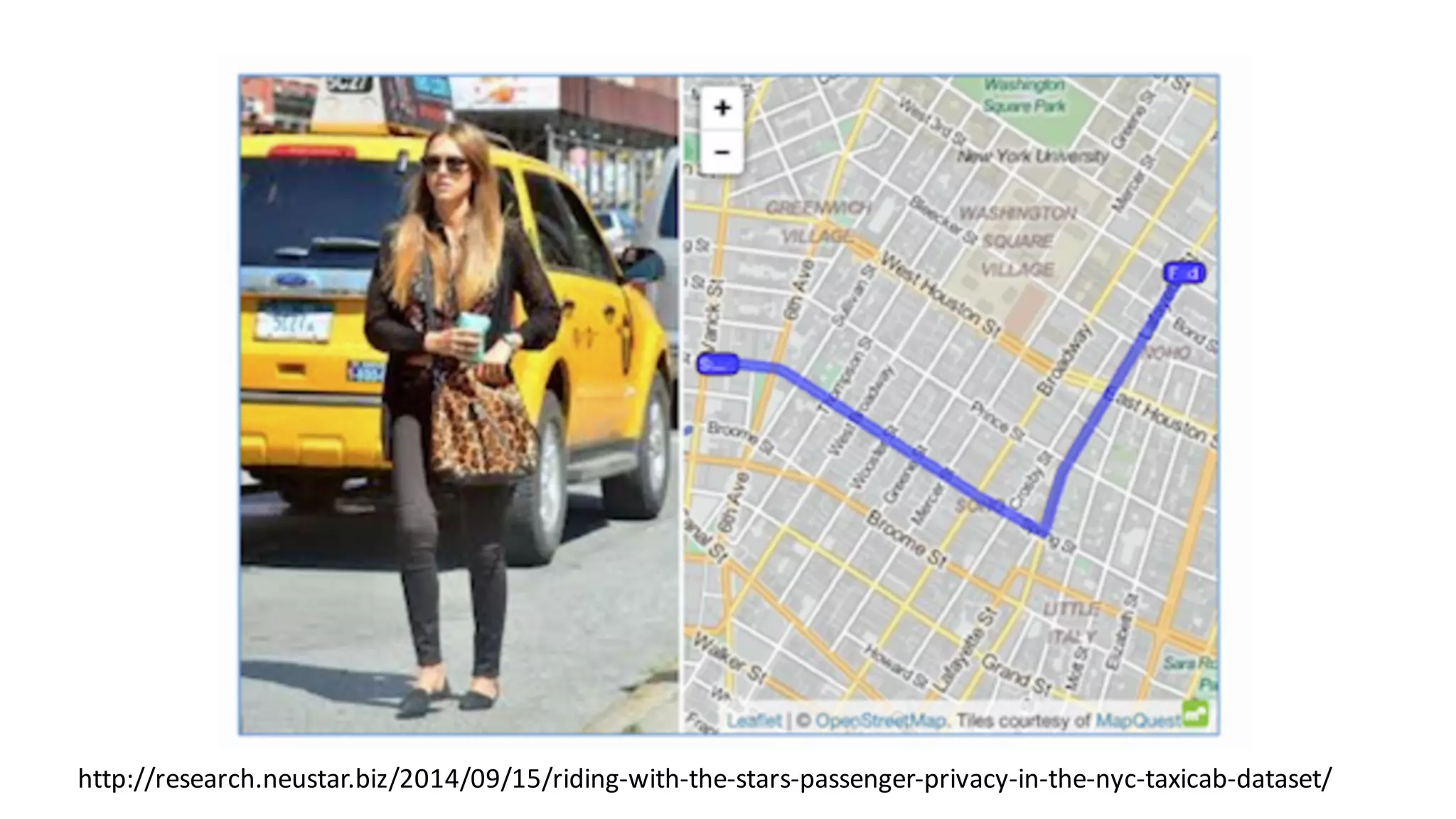 http://research.neustar.biz/2014/09/15/riding-with-the-stars-passenger-privacy-in-the-nyc-taxicab-dataset/
 