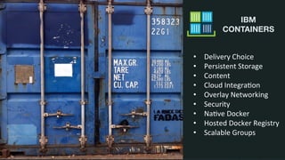 Production Ready Containers from IBM and Docker | PDF