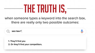 Law Firm SEO: Exposing the Google Algorithm