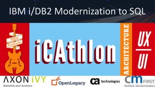 IBM i/DB2 Modernization to SQL
 
