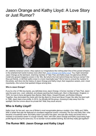 Jason Orange and Kathy Lloyd_ A Love Story or Just Rumor.docx