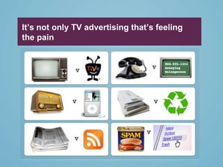 It’s not only TV advertising that’s feeling the pain