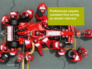 Preferences require constant fine tuning to remain relevantImage: Marcus Penna