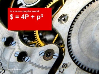 In a more complex world:$ = 4P + p3Image: Curious Spider