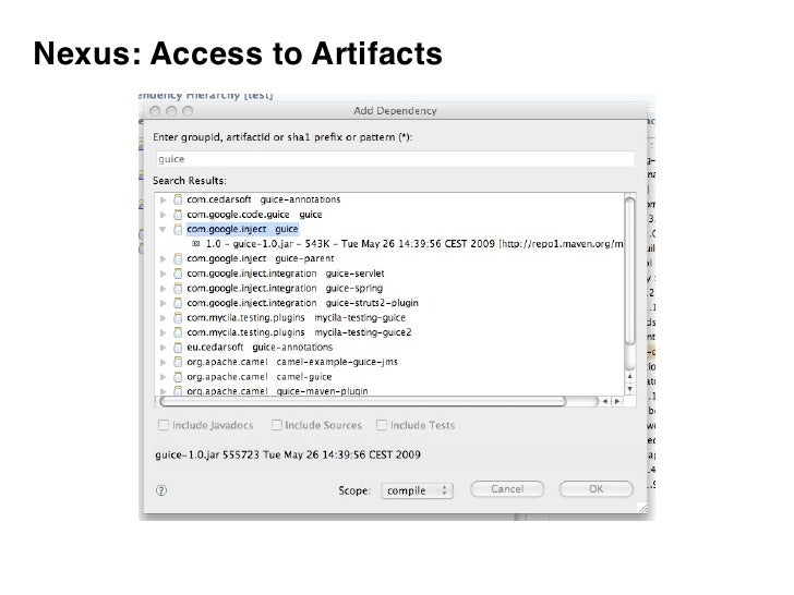 nexus artifactory download