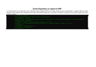 Jasper report anteprima con jasperviewer [by sc] | DOC