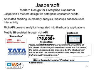 Jaspersoft Open Source Business Intelligence