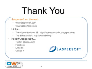 Jaspersoft Open Source Business Intelligence