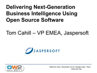 Jaspersoft Open Source Business Intelligence