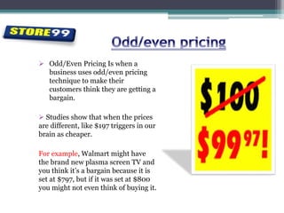 Odd Even Pricing Examples