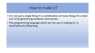 Presentation on Artificial Intelligence | PPTX