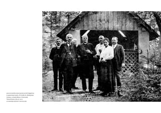 Jaszczurowskie towarzystwo przed kręgielnią
w pałacowym parku. W środku ks. Władysław
Caneau, z prawej Maria i Franciszek
...