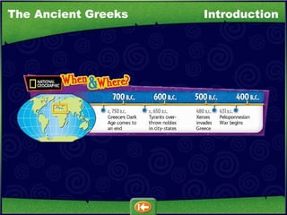 The Ancient Greeks Introduction 