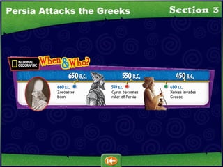 Persia Attacks the Greeks 