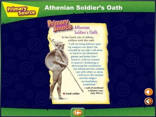 Athenian Soldier’s Oath 