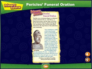 Pericles’ Funeral Oration 