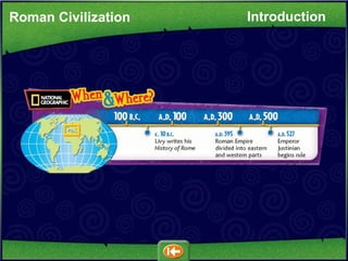 Roman Civilization Introduction 