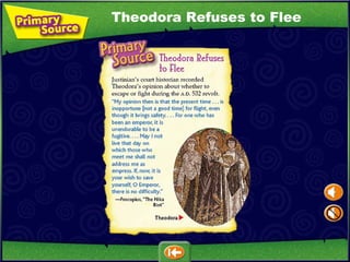 Theodora Refuses to Flee 