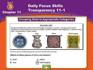 Daily Focus Skills Transparency 11–1 Chapter 11 