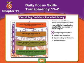 Daily Focus Skills Transparency 11–2 Chapter 11 