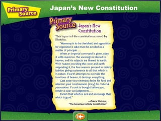 Japan’s New Constitution 