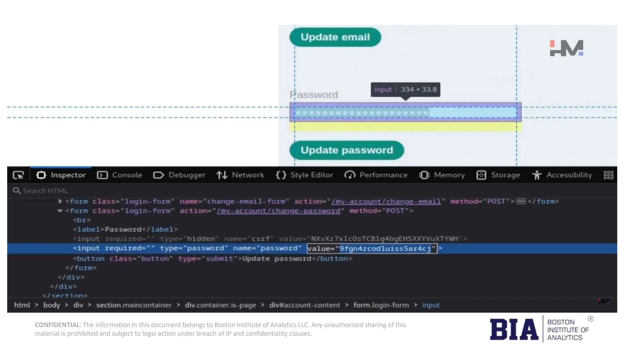 CONFIDENTIAL: The information in this document belongs to Boston Institute of Analytics LLC. Any unauthorized sharing of this material is prohibited and subject to legal action under breach of IP and confidentiality clauses. 