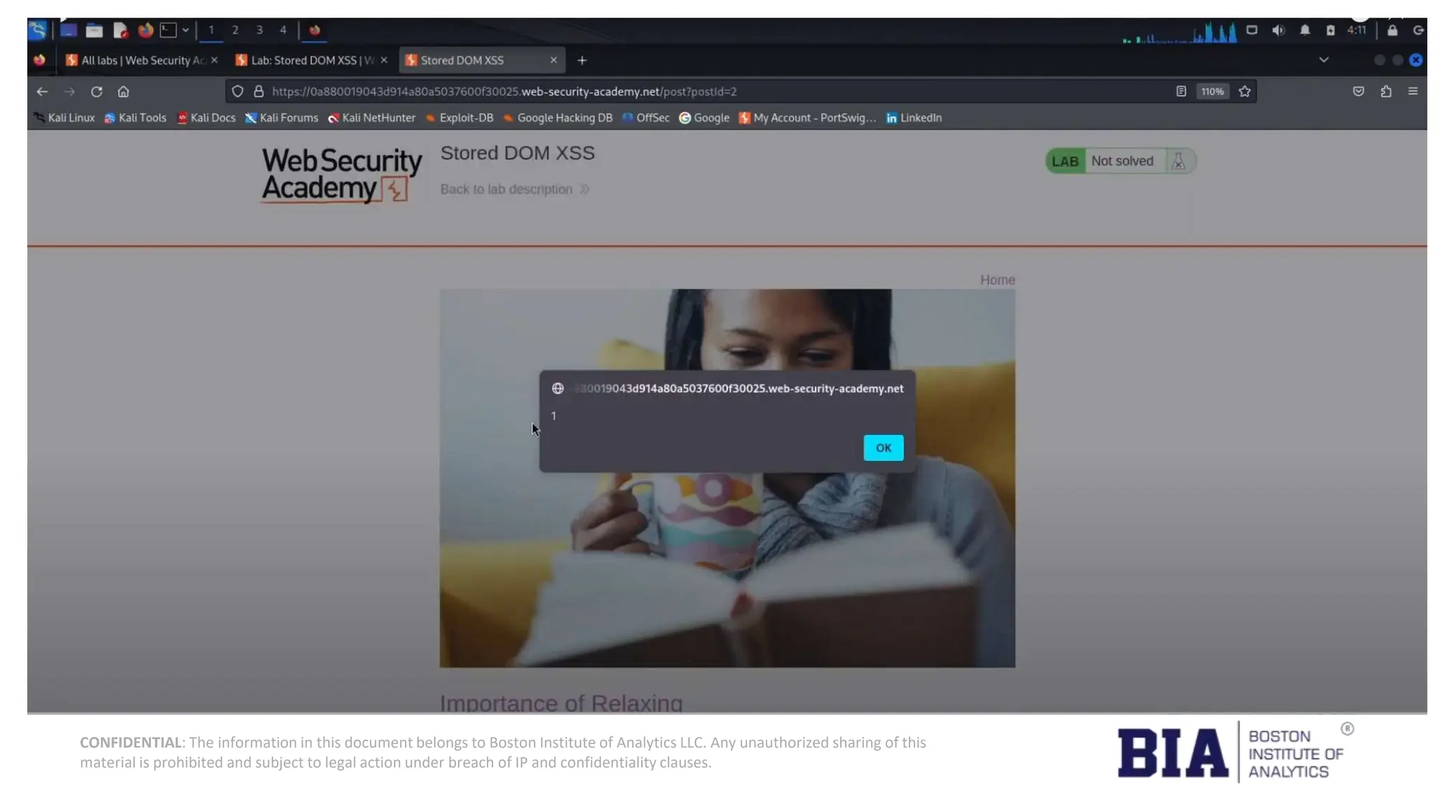 CONFIDENTIAL: The information in this document belongs to Boston Institute of Analytics LLC. Any unauthorized sharing of this material is prohibited and subject to legal action under breach of IP and confidentiality clauses. 