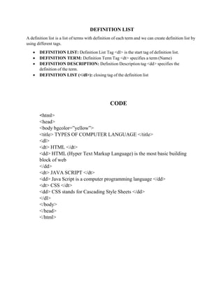Definitions List Example Document Jatin Sharma lab file.docx